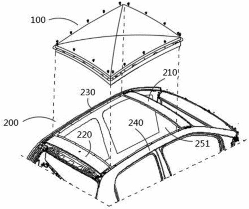 一种安装于汽车顶盖的电池包及其使用方法与流程