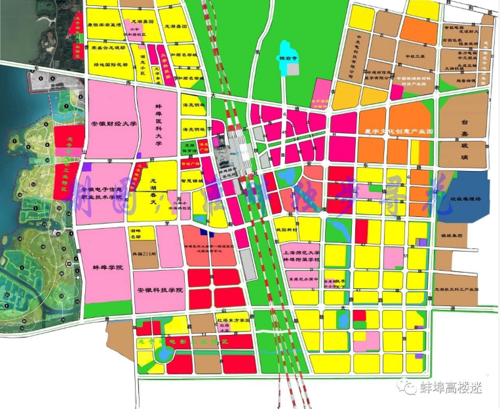 蚌埠高铁新区高清城市规划图