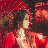 伞下有佳人 持伞古风美人头像_女生头像