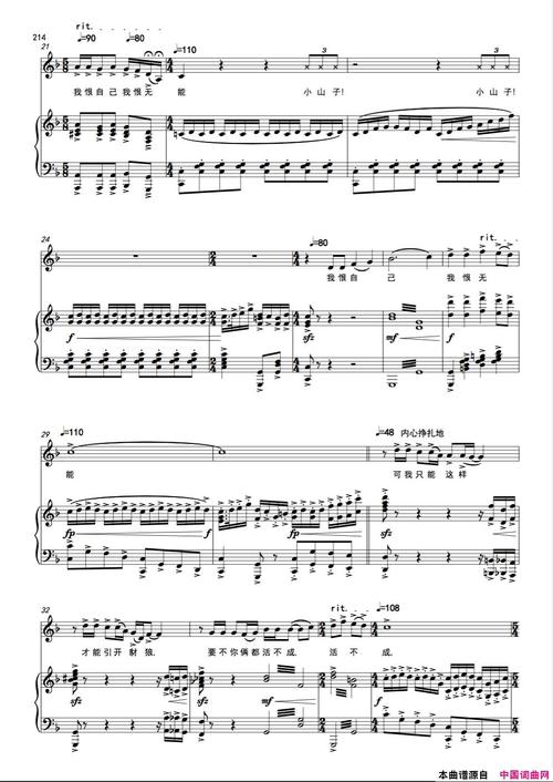 苍天把眼睁一睁(女高音歌剧《沂蒙山》选曲)