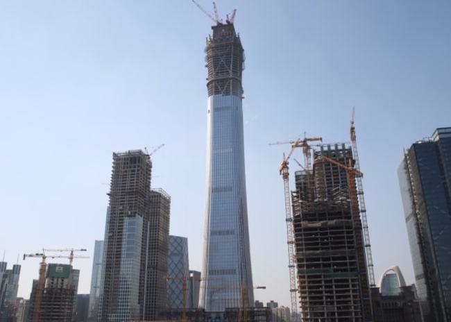 北京第一高楼让世界震撼,电梯用了啥