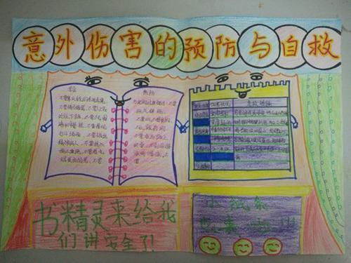 小学生预防意外伤害手抄报 小学生手抄报
