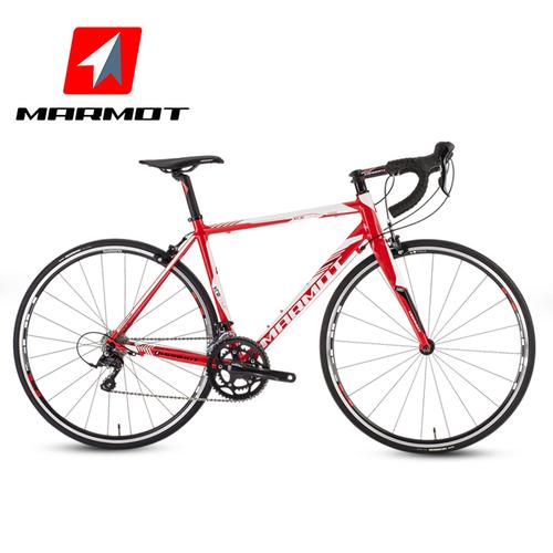 marmot土拨鼠变速公路车赛车自行车22速单车碳纤维公路自行车男女士