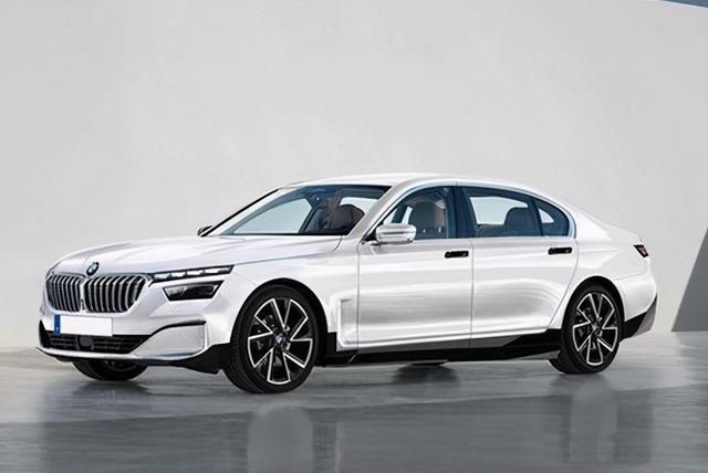 v12不再分体式大灯的新一代宝马7系再曝谍照