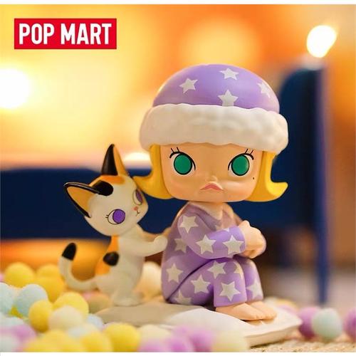 泡泡玛特molly茉莉盲盒摆件公仔潮玩手办女孩可爱潮玩盲盒