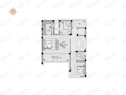 祥生绿都京杭府5室4厅4卫户型图 - 杭州乐居