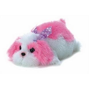 毛绒填充玩具趴趴狗可爱粉色小狗毛绒公仔冬季热销款