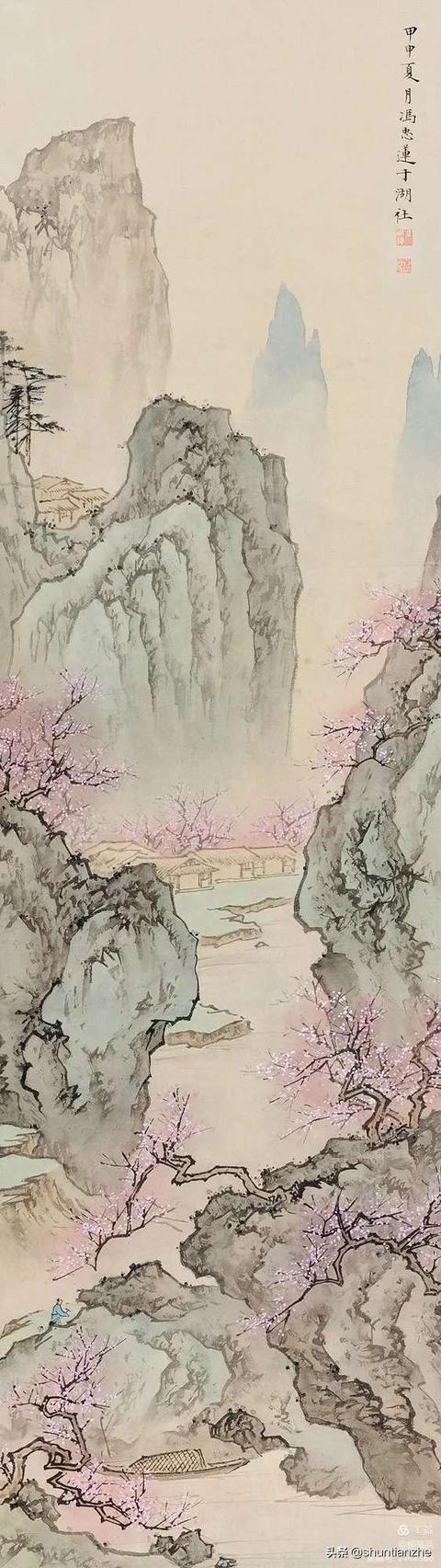 精品山水画《桃花源图》集锦