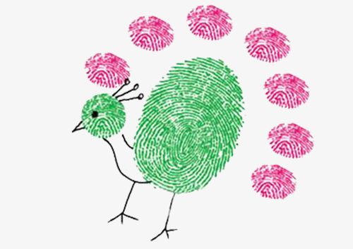 创意指纹画