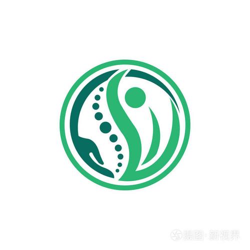 创意脊骨概念标志设计模板身体护理标志灵感.