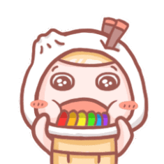 吐彩虹表情包吐彩虹gif动态表情图片