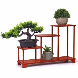 花架实木多层客厅室内木质花盆架简约盆景多肉绿萝吊兰花架子底座