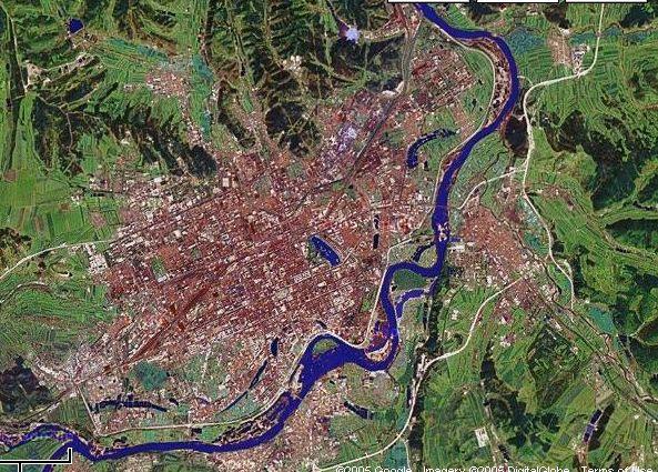 卫星地图上看我们牡丹江~! !牡丹江的dx们近来看看 能不能找到你家!