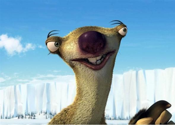 灵缇犬虽牙齿掉光但撞脸冰河世纪树懒傻萌傻萌的