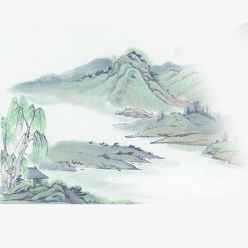 关键词 : 山水,描摹,简洁,墨色