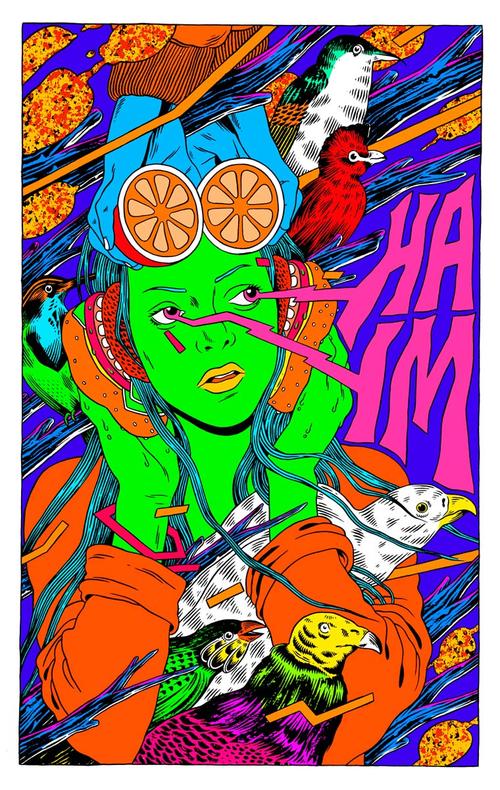 bicicleta sem freio摇滚风插画欣赏(2)