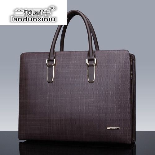 高档牛皮包男士包包手提包商务包男士公文包斜挎包皮包男包公事包