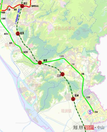 广中珠澳城际铁路部分规划站点