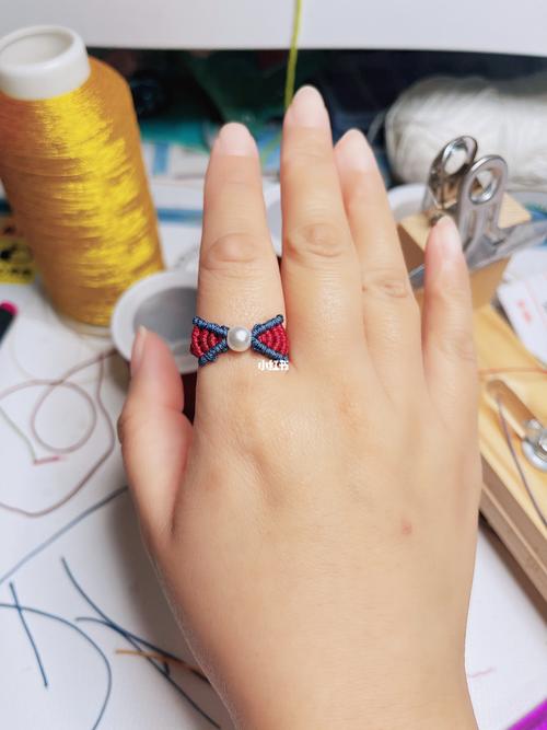 在逃公主戒指_戒指_在逃公主_编绳_种花_兴趣爱好_手工