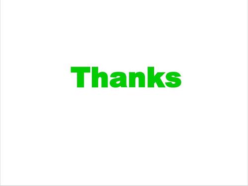 thanks thanks!