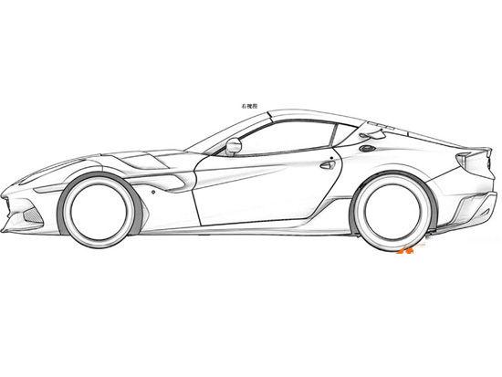 或日内瓦车展亮相 法拉利149m申报图曝光