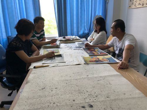 海南华侨中学初中部美术组集体备课
