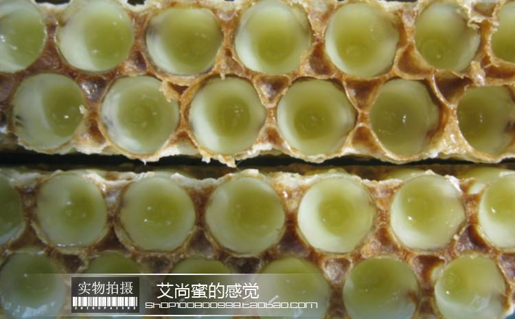 艾尚蜜 农家自产北五味子花期蜂皇浆正品东北黑蜂 新鲜蜂王浆包邮