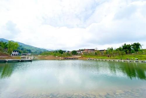 好去处!正在修建中的广安邻水县同心湿地公园火了