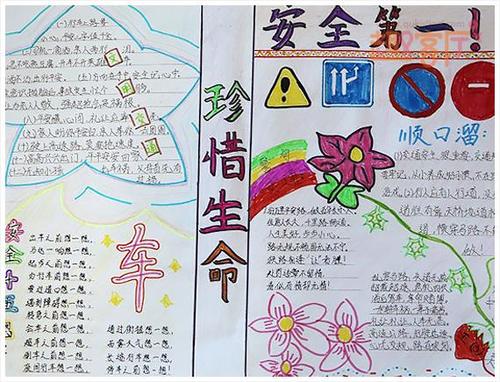 交通安全手抄报 有关交通安全的手抄报