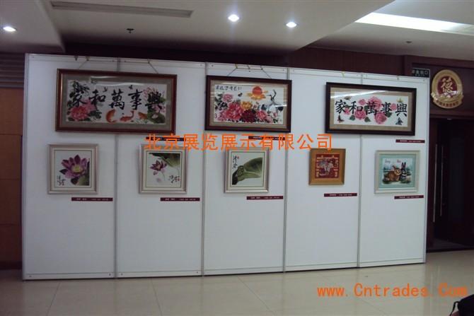 北京挂画展板租赁.书画展板租赁.标准展板搭建.拍卖会展板租