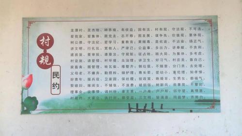 村风民俗,婚姻家庭,邻里关系等多个方面内容涵盖社会治安,环境卫生