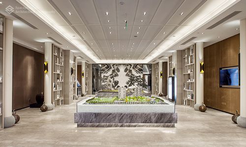 独尊建筑摄影:万科地产新中式风格购房销售中心