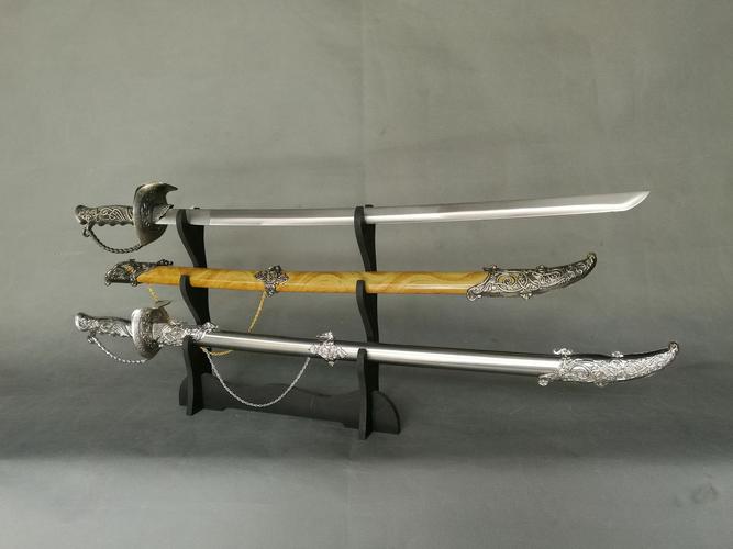 龙泉刀剑工艺青古铜指挥剑(hk2-25a)木纹色不锈钢未开刃