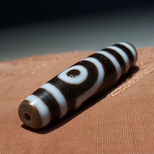 汉代至纯两眼天珠