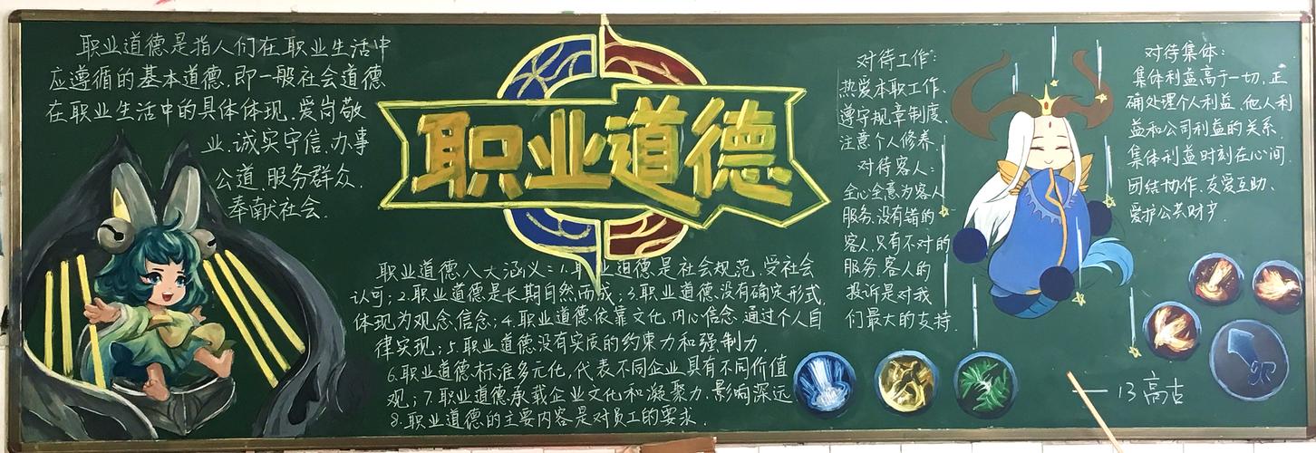 文化艺术系五月职业月(技能节)班级黑板报评比及展示