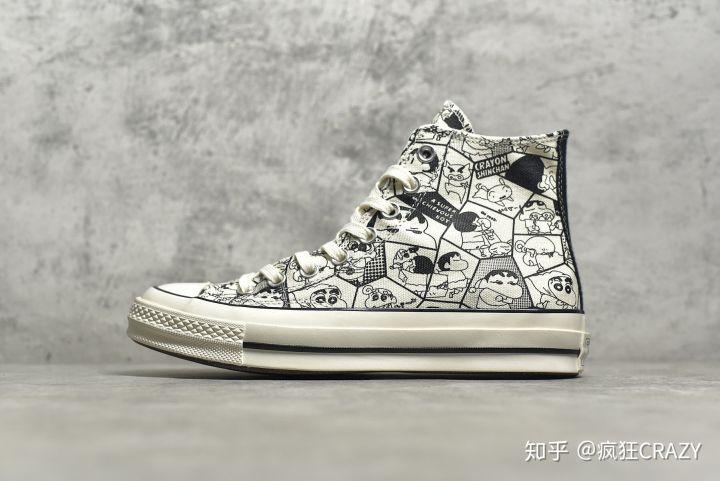 匡威converse联名蜡笔小新漫画帆布鞋