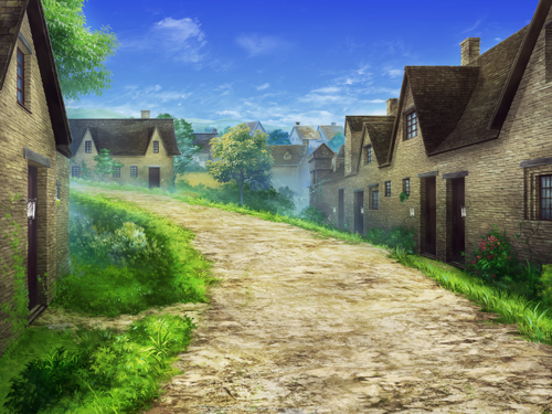 异种族村庄场景cg