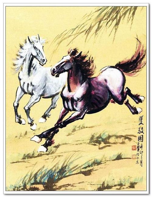 骏马雄风画马名家王子贤