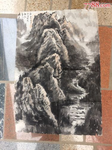 耸山峻岭图----------原画
