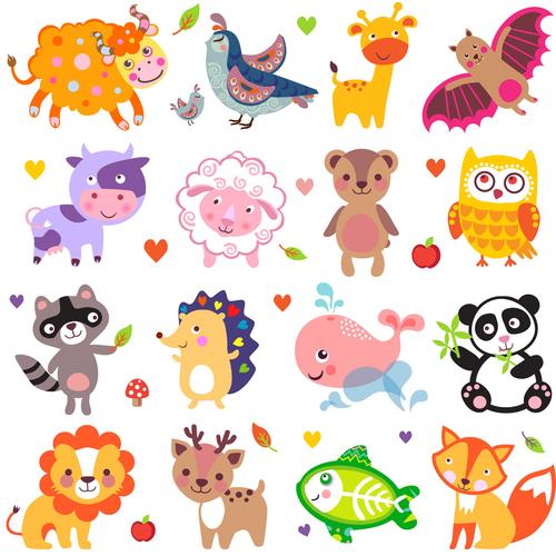 卡通羊,刺猬,卡通鱼,卡通狮子,卡通动物插画,卡通动物漫画,陆地动物