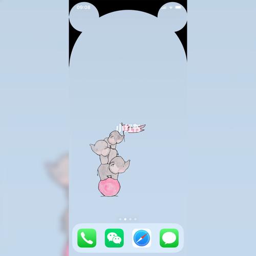 苹果x最好看的刘海壁纸!_刘海_壁纸_iphone_米奇_素材