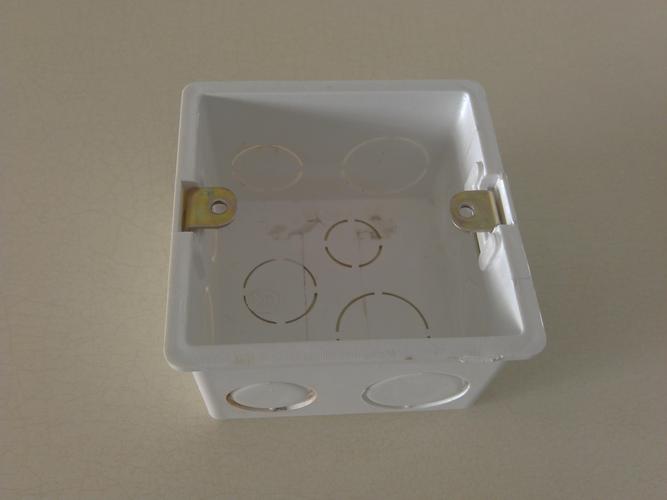 海丰四通 接线盒 开关底盒 暗盒 86型,面板用底盒 pvc