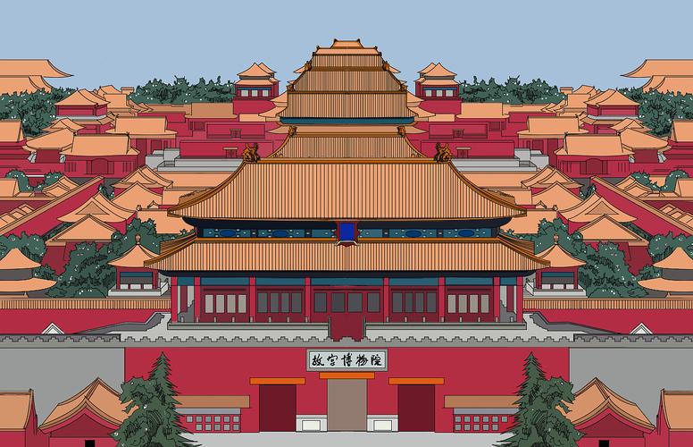 北京故宫文创|插画|商业插画|安东mm - 原创作品 - 站酷 (zcool)