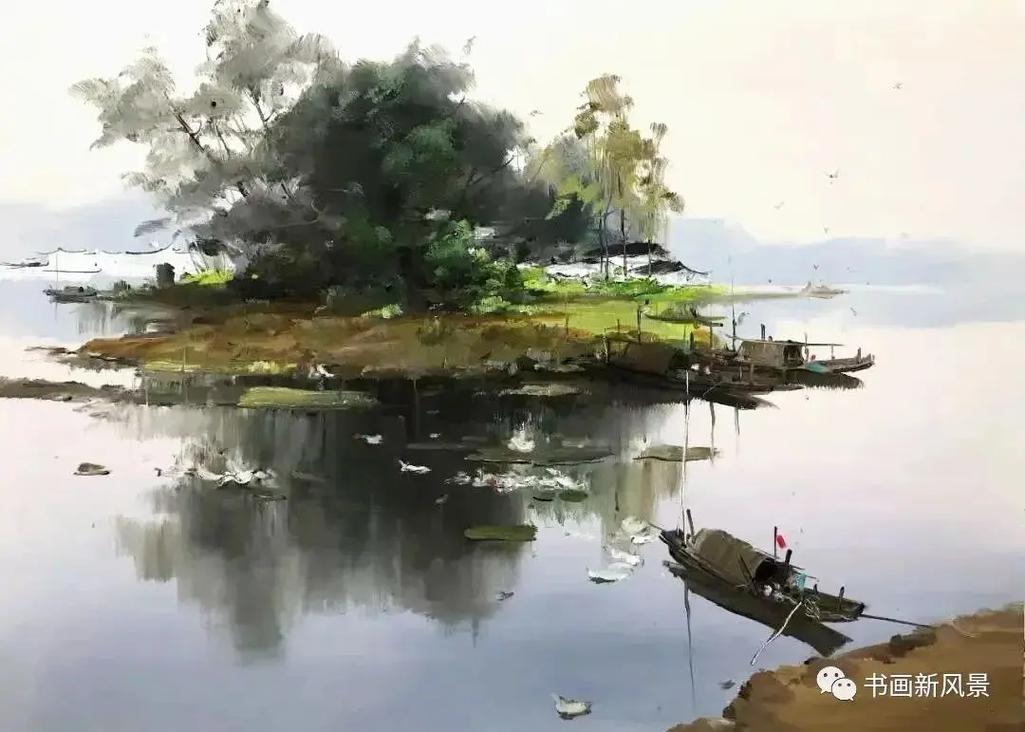 画家石建都笔下的一组唯美油画小品