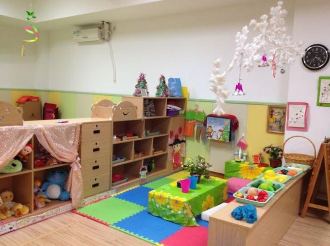 萱萱幼儿园新布置的娃娃家,好可爱滴
