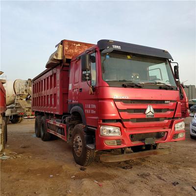 二手双桥翻斗泥头货车 豪沃德龙自卸双桥车 5.6米翻斗