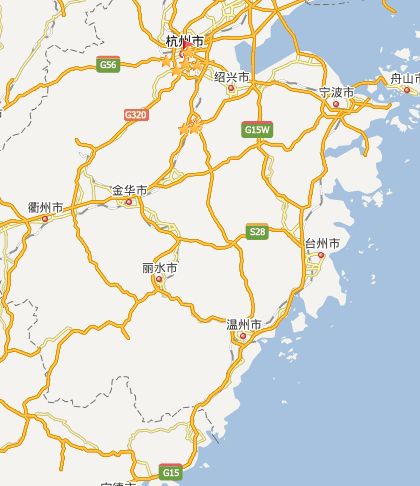 台州在浙江地理位置