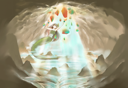 女娲补天|插画|儿童插画|赋柴米 - 原创作品 - 站酷