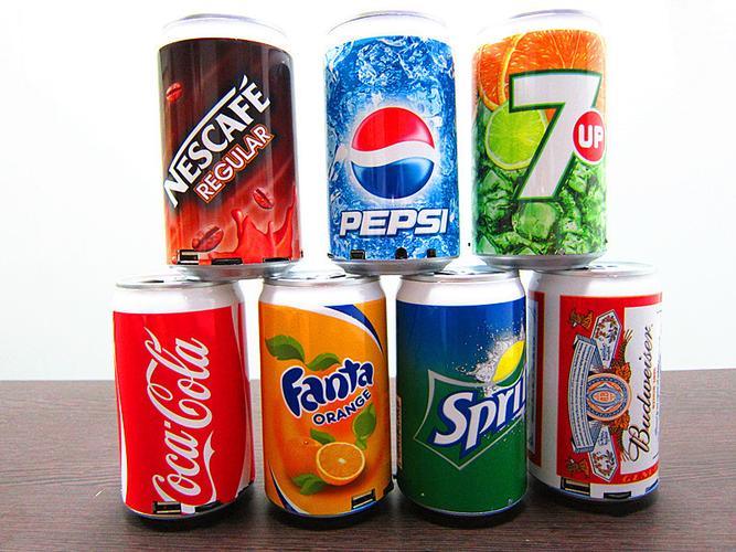 厂家批发可乐瓶创意小音箱 汽水罐插卡音箱 易拉罐可乐插卡音箱