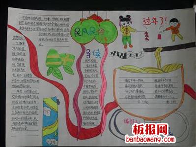 民风民俗手抄报
